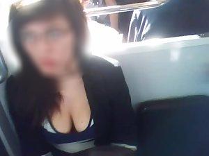 Depressed commuter with big boobs Picture 8