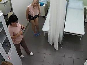 Spying on hot woman in the hospital