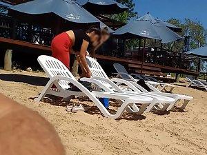 Two fully different but fuckable friends on beach Picture 2