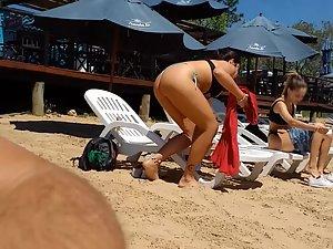 Two fully different but fuckable friends on beach Picture 5