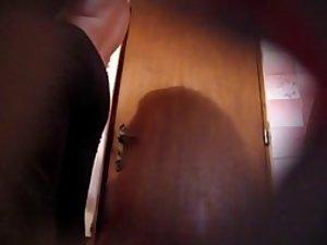 Woman spied as she gets dressed up Picture 1