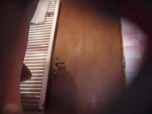 Woman spied as she gets dressed up Picture 2