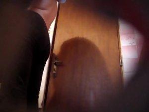 Woman spied as she gets dressed up Picture 8