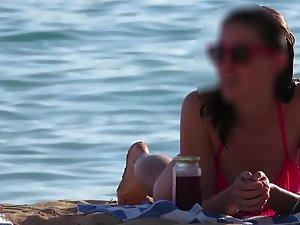 Fit body of hot surfer girl in a bikini Picture 7