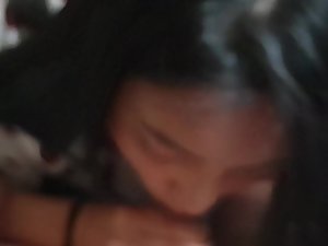 White guy cums fast from fucking tiny asian girlfriend Picture 1