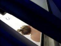 Spying a hot blonde showering Picture 5