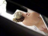 Spying a hot blonde showering Picture 6
