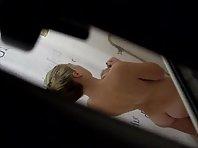 Spying a hot blonde showering Picture 7