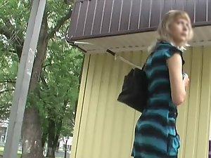 Upskirt of panties that matches the dress Picture 8