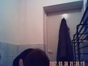 Thin teen girl slowly getting dressed Picture 2