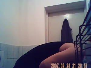 Thin teen girl slowly getting dressed Picture 5