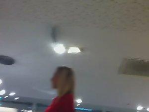 Leggy milf at the furniture store Picture 1