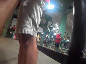 Muscular legs and ass up close and personal Picture 1