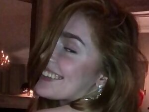 Redhead is smooth and erotic during sex