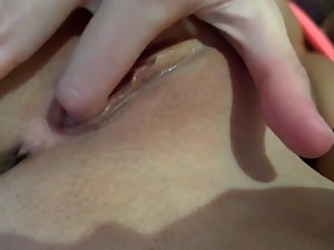 Tasting her own pussy on a selfie Picture 6