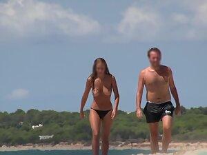 Hottest girl arrives to the nudist beach Picture 2