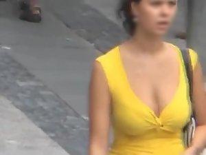 Huge tits noticed as she walked Picture 6
