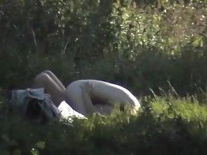 Couple caught fucking in the forest Picture 5