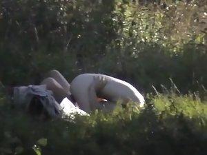 Couple caught fucking in the forest Picture 6