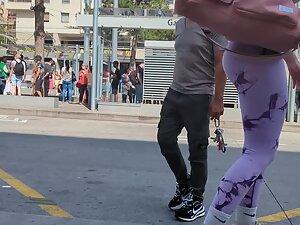 Epic fit ass made voyeur go into the bus Picture 5