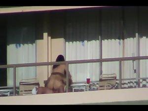 Incredible sex caught on a balcony Picture 8