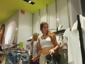 Cute teen with pretty belly button Picture 4