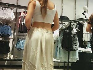 Cute teen with pretty belly button Picture 6