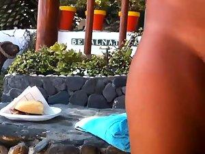 Well tanned nudist girls nicely spied Picture 7