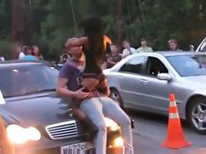 Girl strips and dances on a guy Picture 2