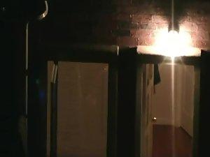 Peeping through a window on a neighbor Picture 2