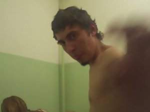 Fucking a foxy teen babe by the mirror Picture 2