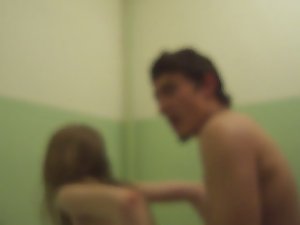 Fucking a foxy teen babe by the mirror Picture 3