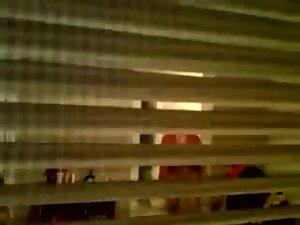 Peeping on her bare ass through window Picture 4