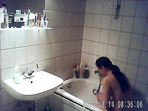 Spying her amazing ass under shower Picture 5