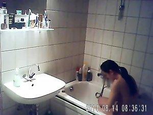Spying her amazing ass under shower Picture 6