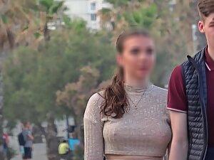 Disobedient nipples poking through her top Picture 4