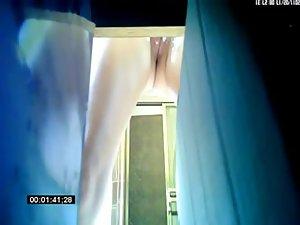 Spying on sister while she shaves pussy Picture 6