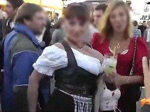 German boobs on the october fest Picture 2