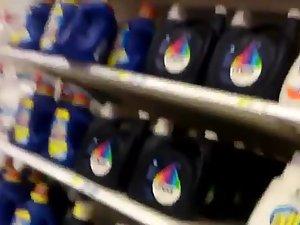 Following a milf shopping for groceries Picture 3