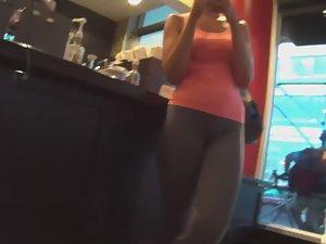 Hottie stopped by to get some coffee Picture 8