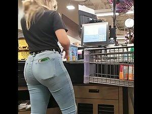Cute shorty that works at the supermarket Picture 8