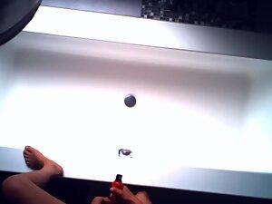 Hidden camera caught her getting off with two dildos Picture 2