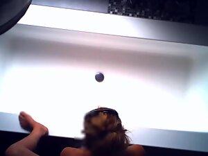 Hidden camera caught her getting off with two dildos Picture 4