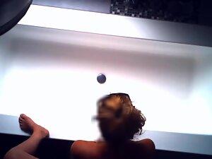 Hidden camera caught her getting off with two dildos Picture 8