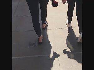 Looking too sexy and provocative in black tights Picture 4