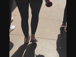 Looking too sexy and provocative in black tights Picture 6