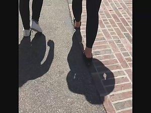 Looking too sexy and provocative in black tights Picture 7