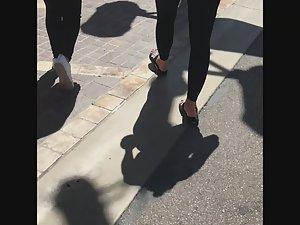 Looking too sexy and provocative in black tights Picture 8