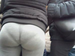 Double wedgie deep in ass crack Picture 1