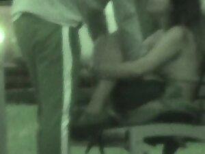 Voyeur caught her with shorts down Picture 2